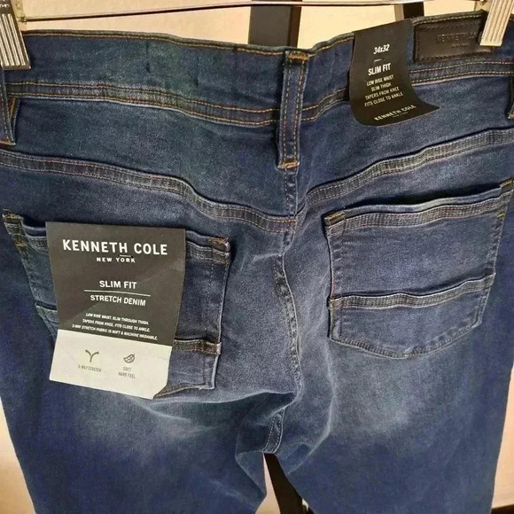 KENNETH COLE Jean SLIM FIT 34 X 32 LOW RISE WAIST - Picture 7 of 10